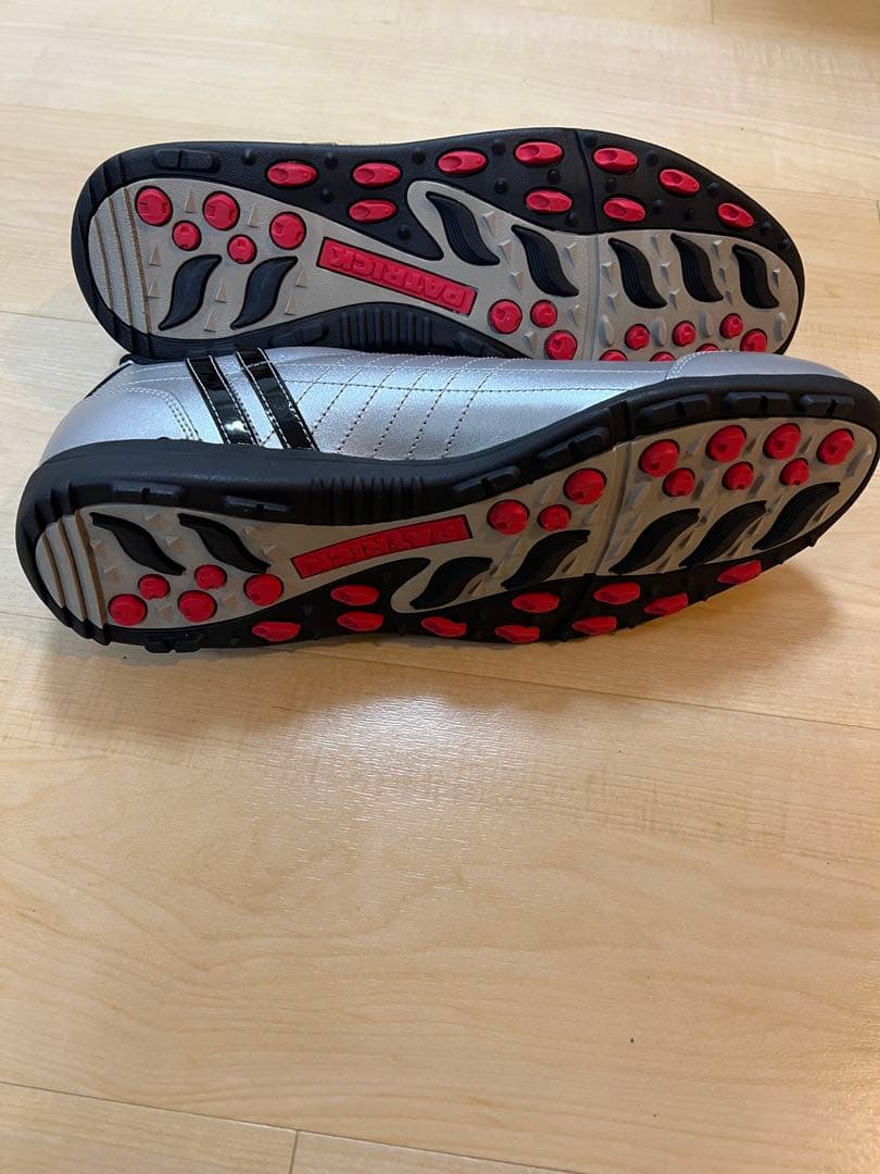 【新品】Patrick シルバー ゴルフシューズ サイズ43 定価¥25300