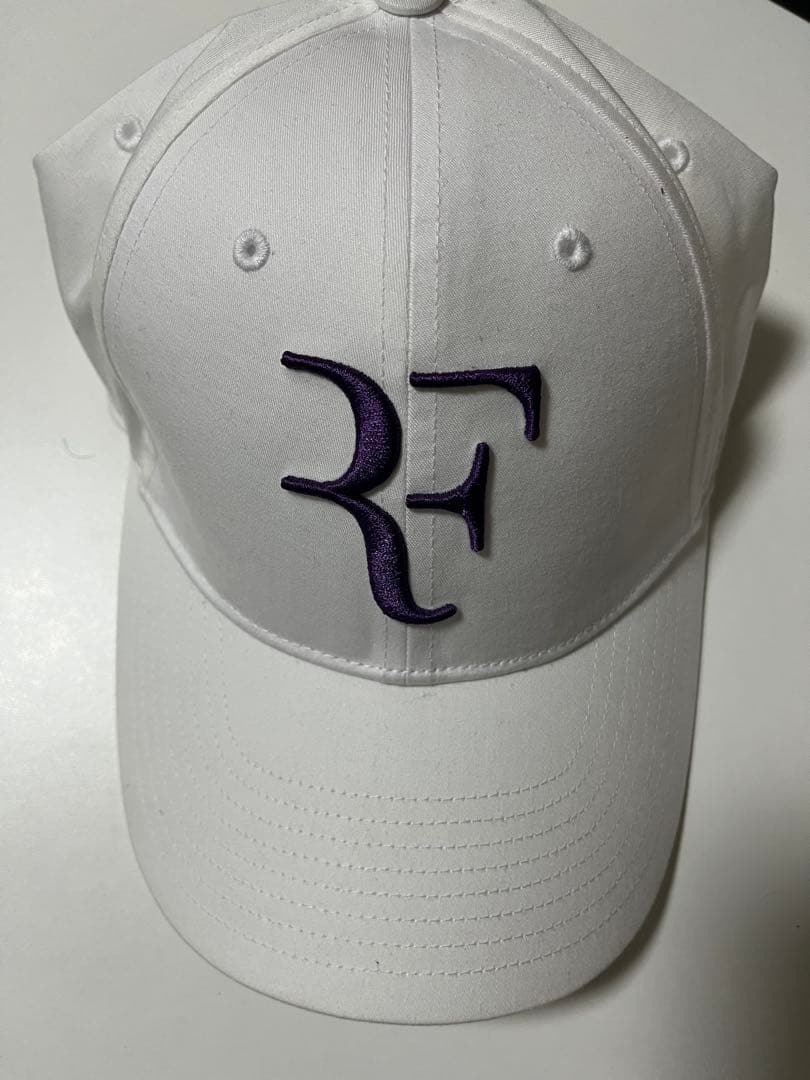 UNIQLO ロジャー フェデラー RFロゴ キャップ ホワイト