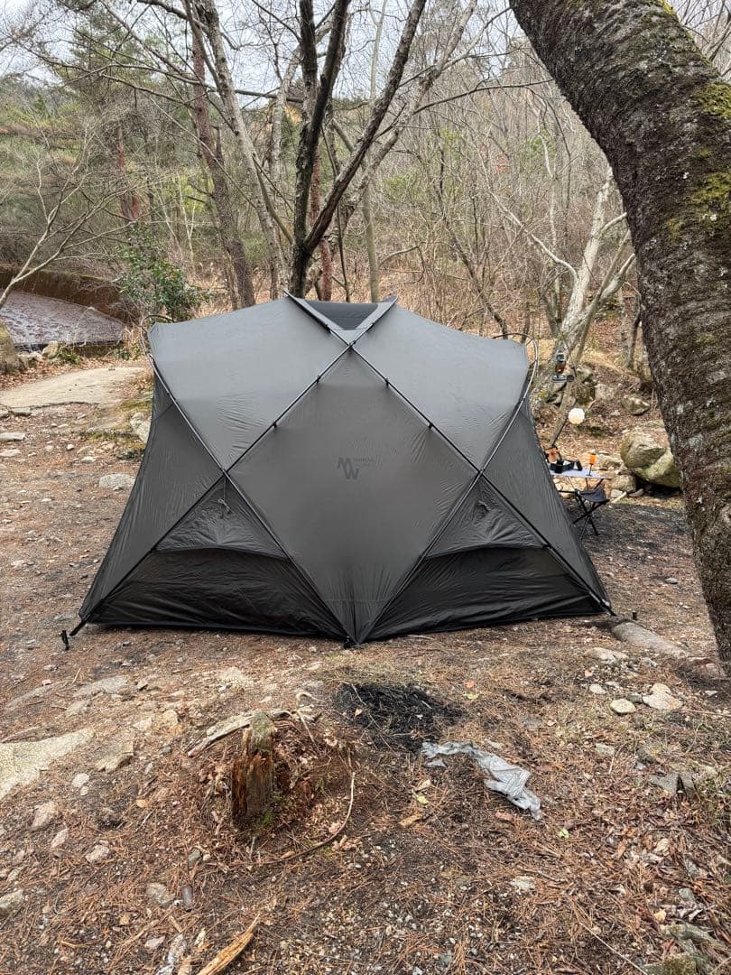 【美品】キャンプ用　MINIMAL WORKS シェルターg 2.0 チャコール