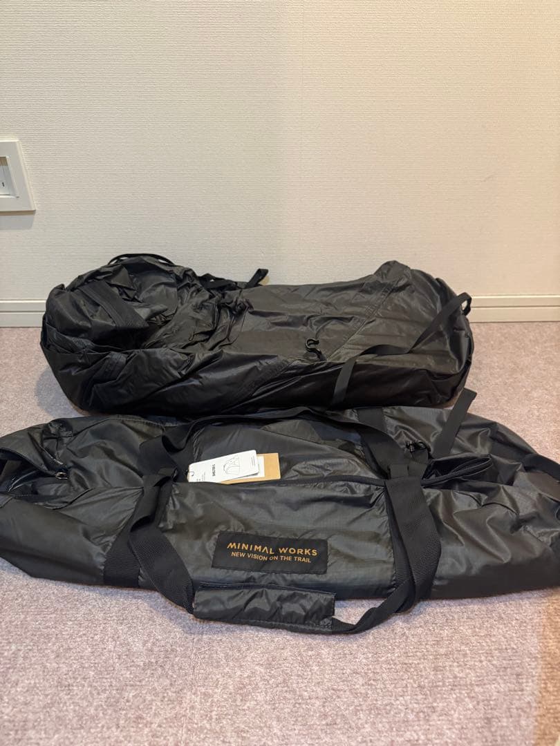 【美品】キャンプ用　MINIMAL WORKS シェルターg 2.0 チャコール