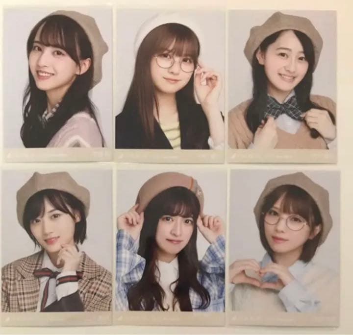 乃木坂46 生写真 ランダム プレッピー フルコンプ  44名 132枚 まとめ