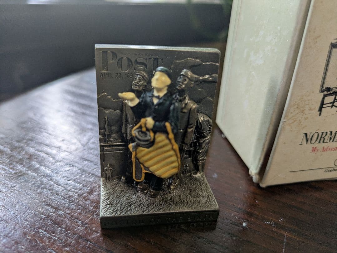 希少　ノーマン・ロックウェル　六回裏　野球　メジャーリーグ