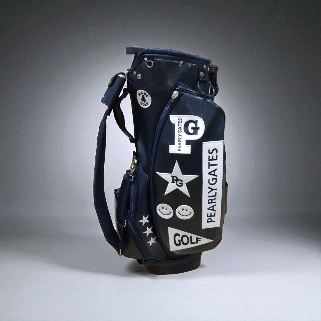 パーリーゲーツ　ゴルフバッグ　キャディーバッグ　黒 9型　スタンド型