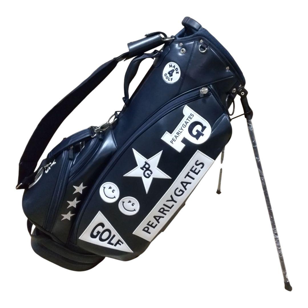 パーリーゲーツ　ゴルフバッグ　キャディーバッグ　黒 9型　スタンド型