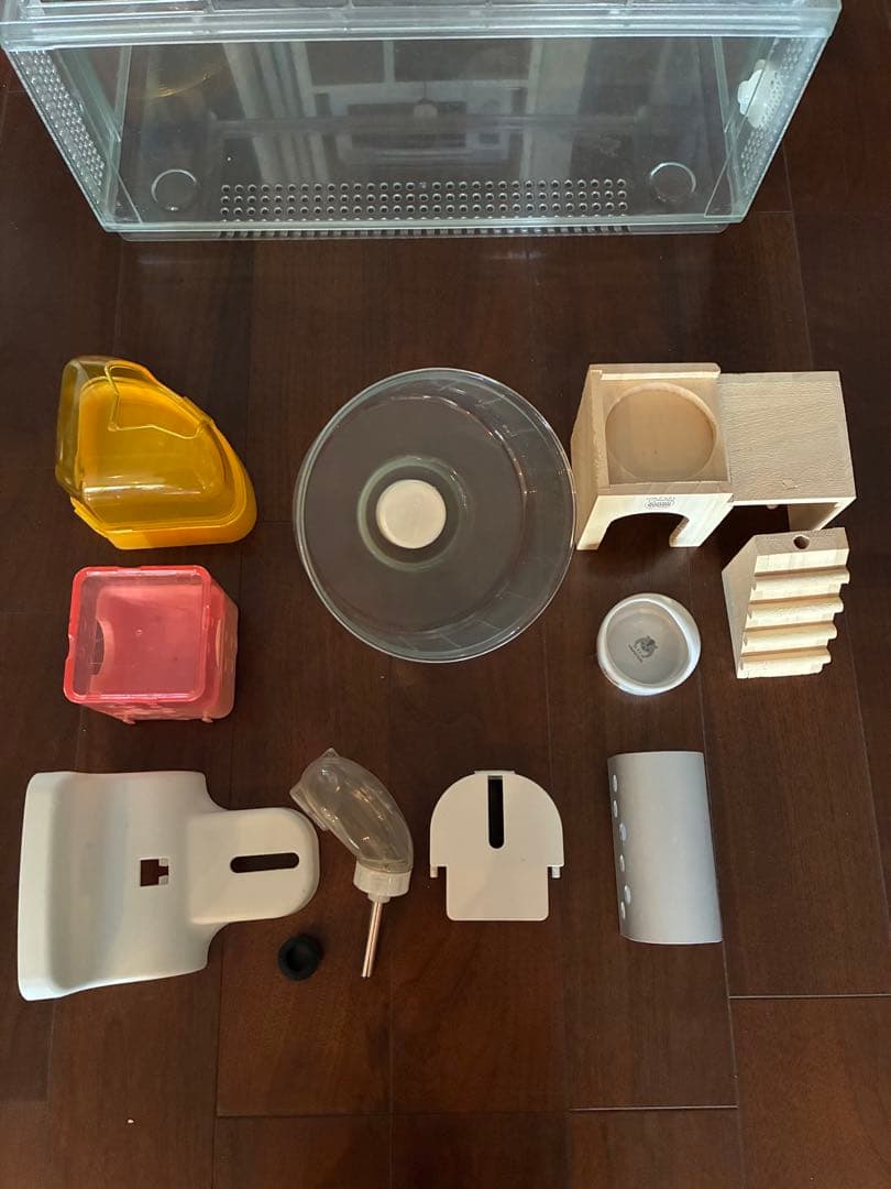 ハムスター 透明ケージ トンネルなど7点セット