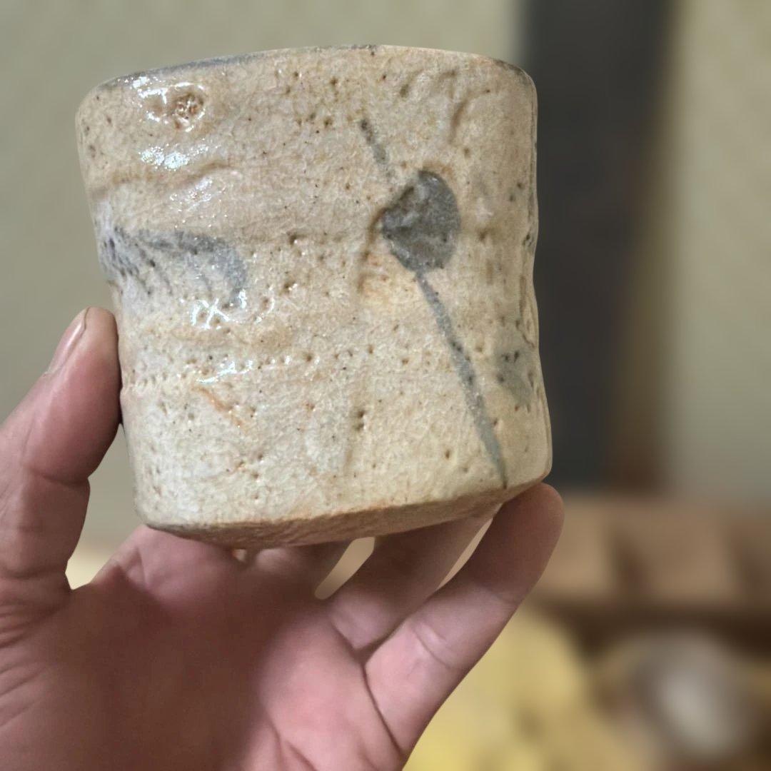 江戸時代　絵志野　向付　五客　無傷　茶碗　時代保管箱