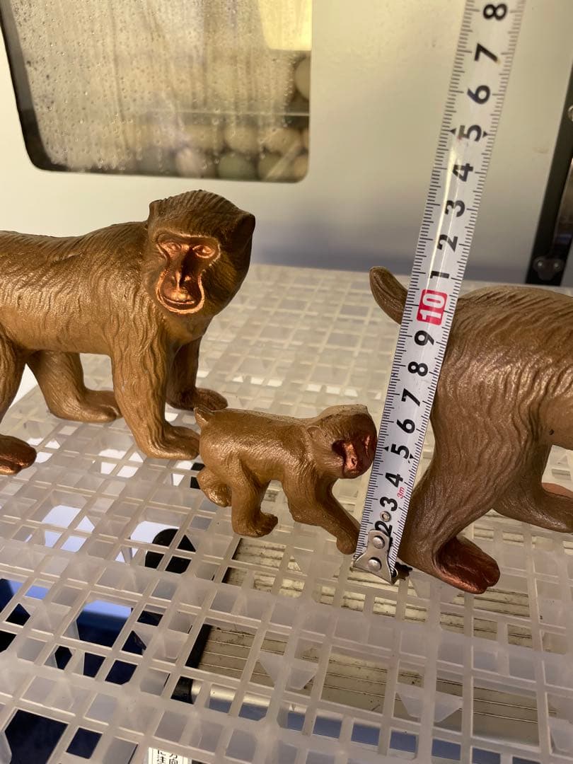 猿のフィギュア 3体セット