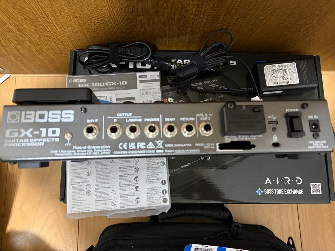 中古美品 BOSS GX-10 BT-DUAL キャリングケース付 ケース訳あり