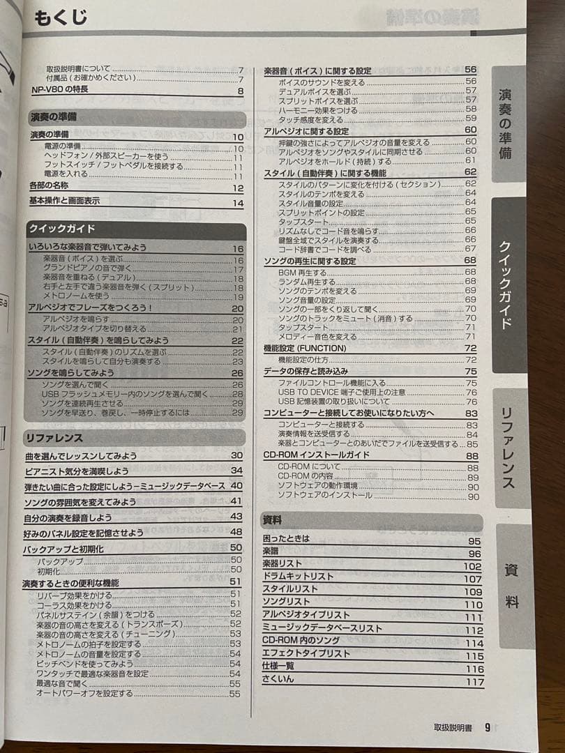 ヤマハ　キーボード　piaggero　NP-V80