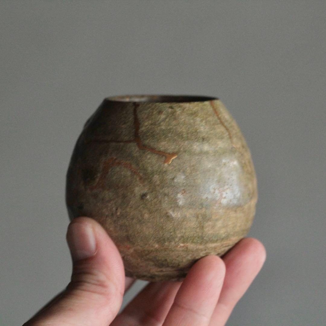 高麗青磁 小壺 ぐい呑み 酒器 朝鮮美術 古美術 古道具 アンティーク 盃