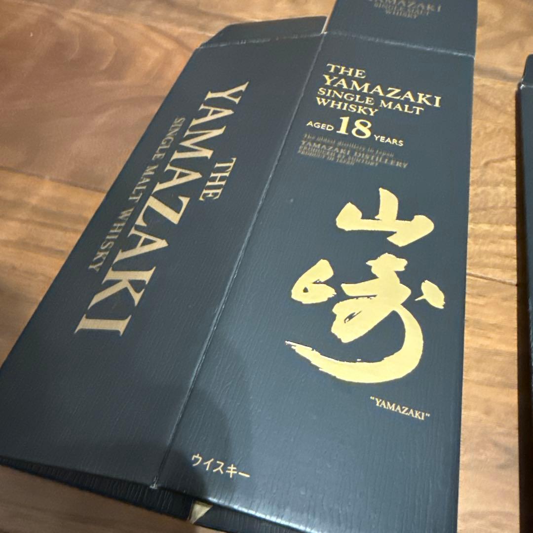 山崎18年 旧空箱