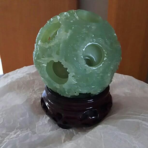 岫玉天球翡翠(しゅうぎょくてんきゅう)９層