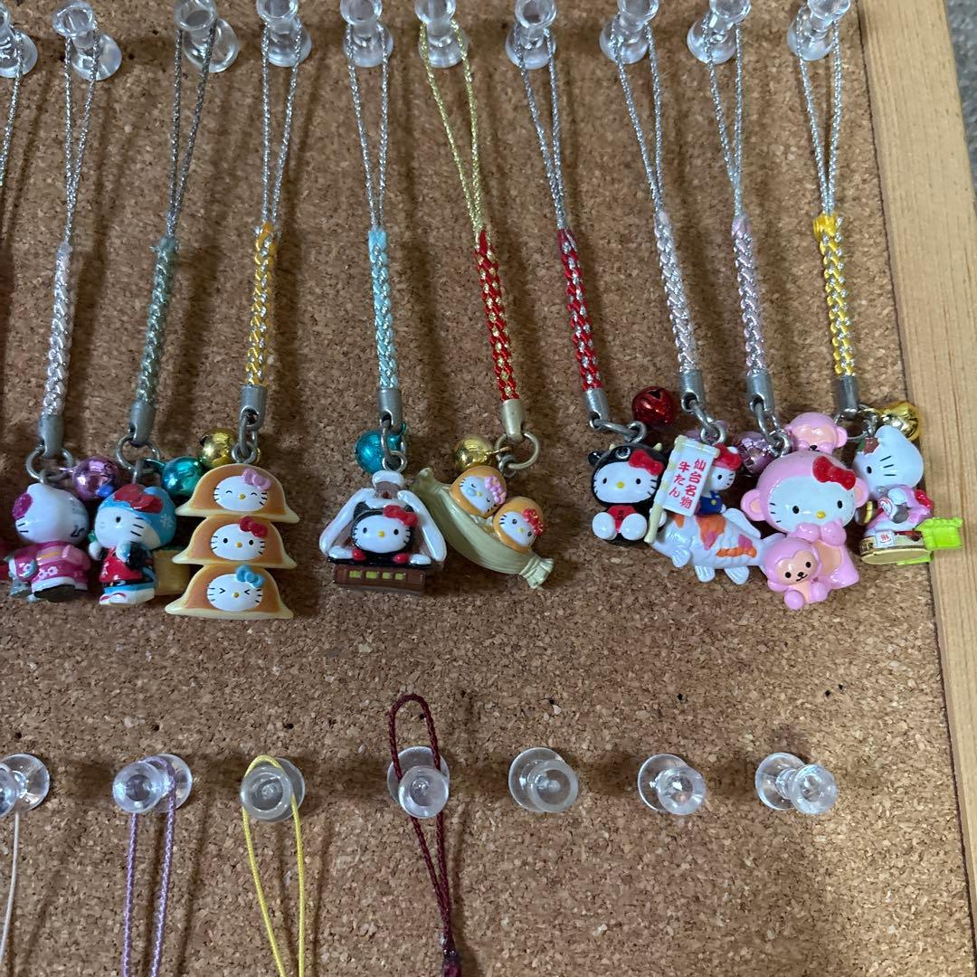 ハローキティ ストラップコレクション 73個