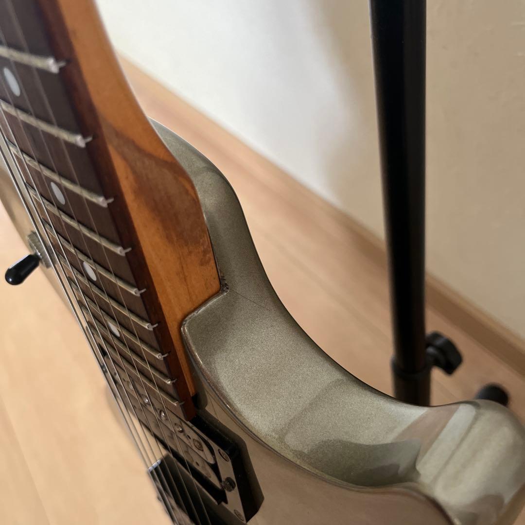 Burny シルバー レスポールタイプエレキギター