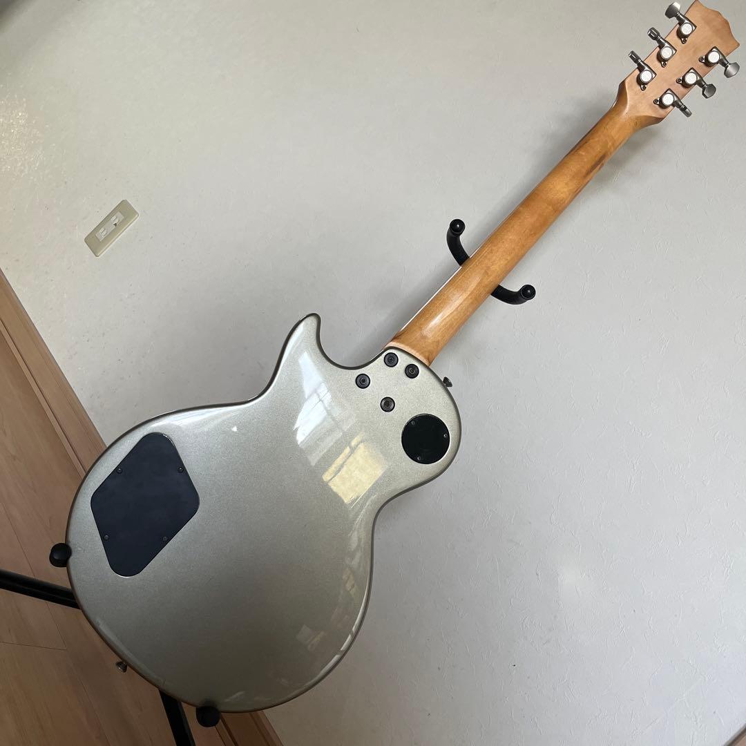 Burny シルバー レスポールタイプエレキギター