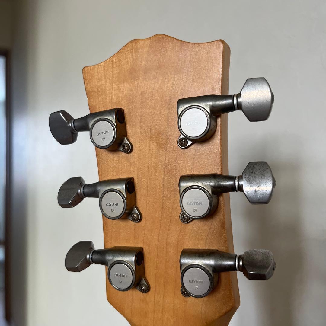 Burny シルバー レスポールタイプエレキギター