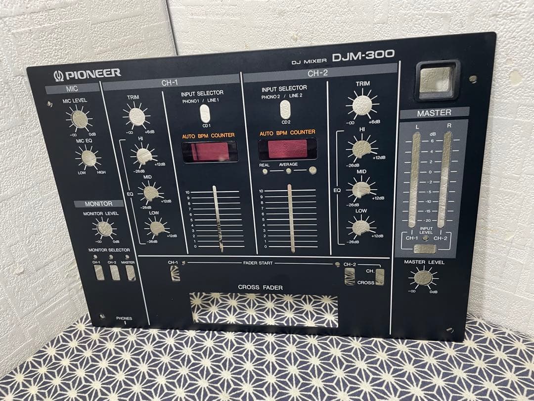 pioneer dj パイオニア　DJM-300 ブラック　フェーダーメンテナン