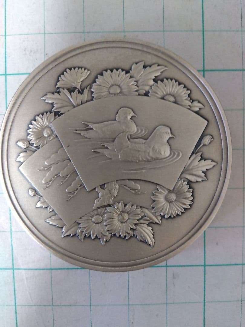 【純銀、SV1000、123g】皇太子殿下御成婚記念メダル①、刻印ホールマーク