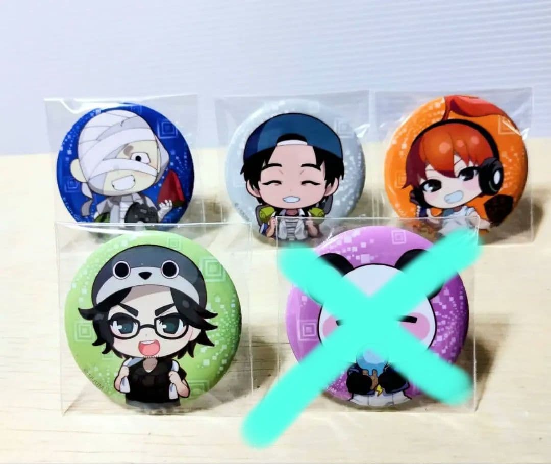 アツクラ夏祭り ランダム缶バッチB