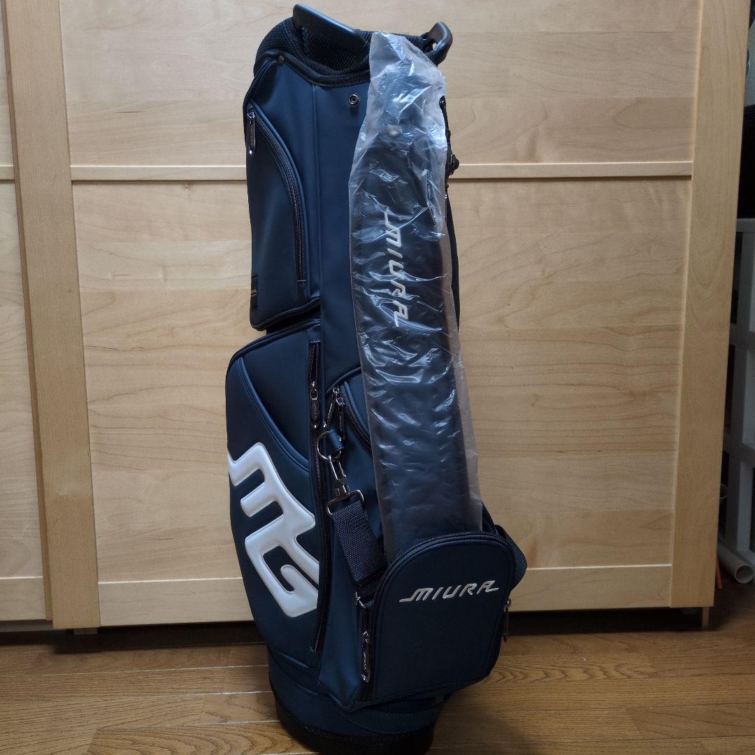 MIURA 三浦技研キャディバッグ 未使用ネイビーグレーアイアンカバーセット