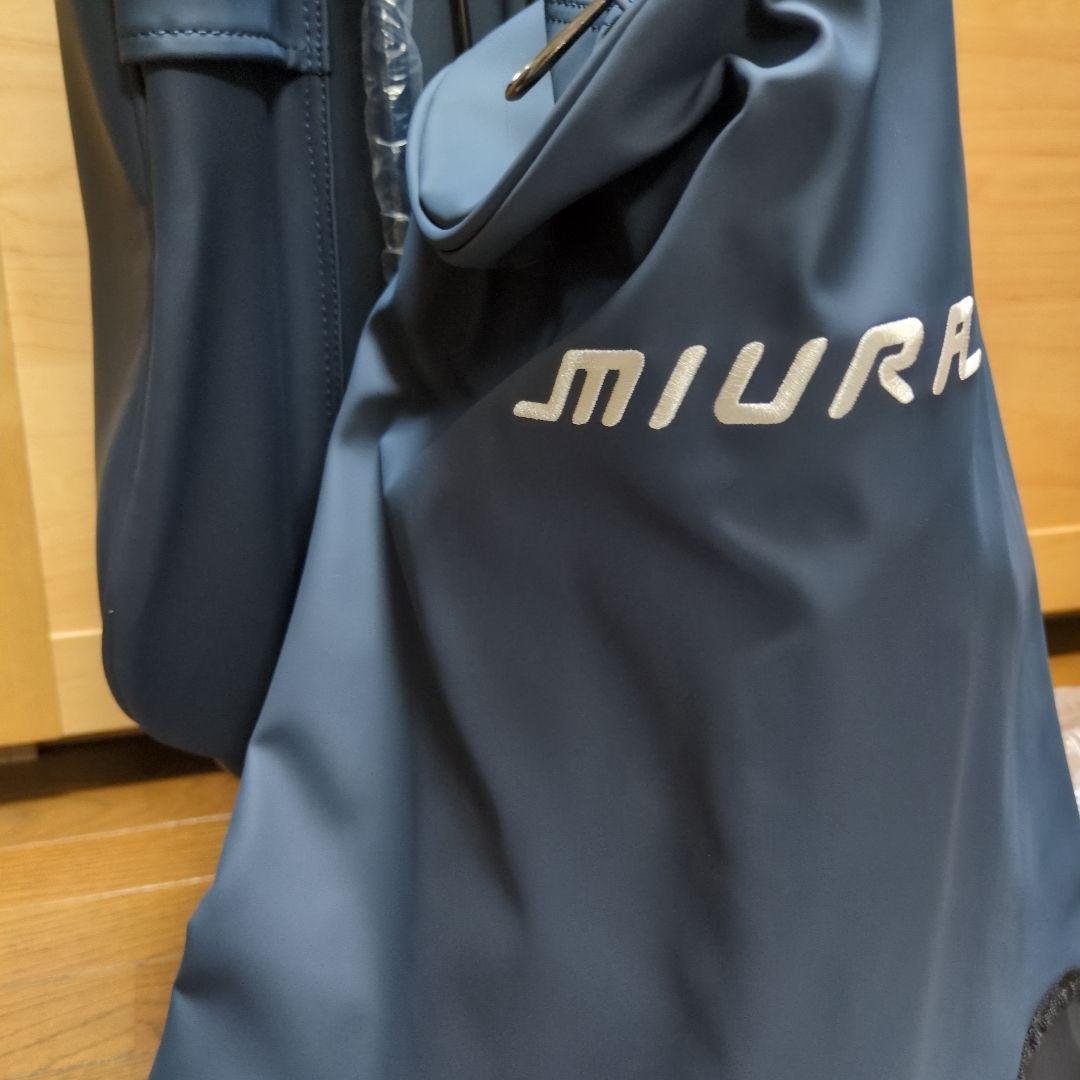 MIURA 三浦技研キャディバッグ 未使用ネイビーグレーアイアンカバーセット