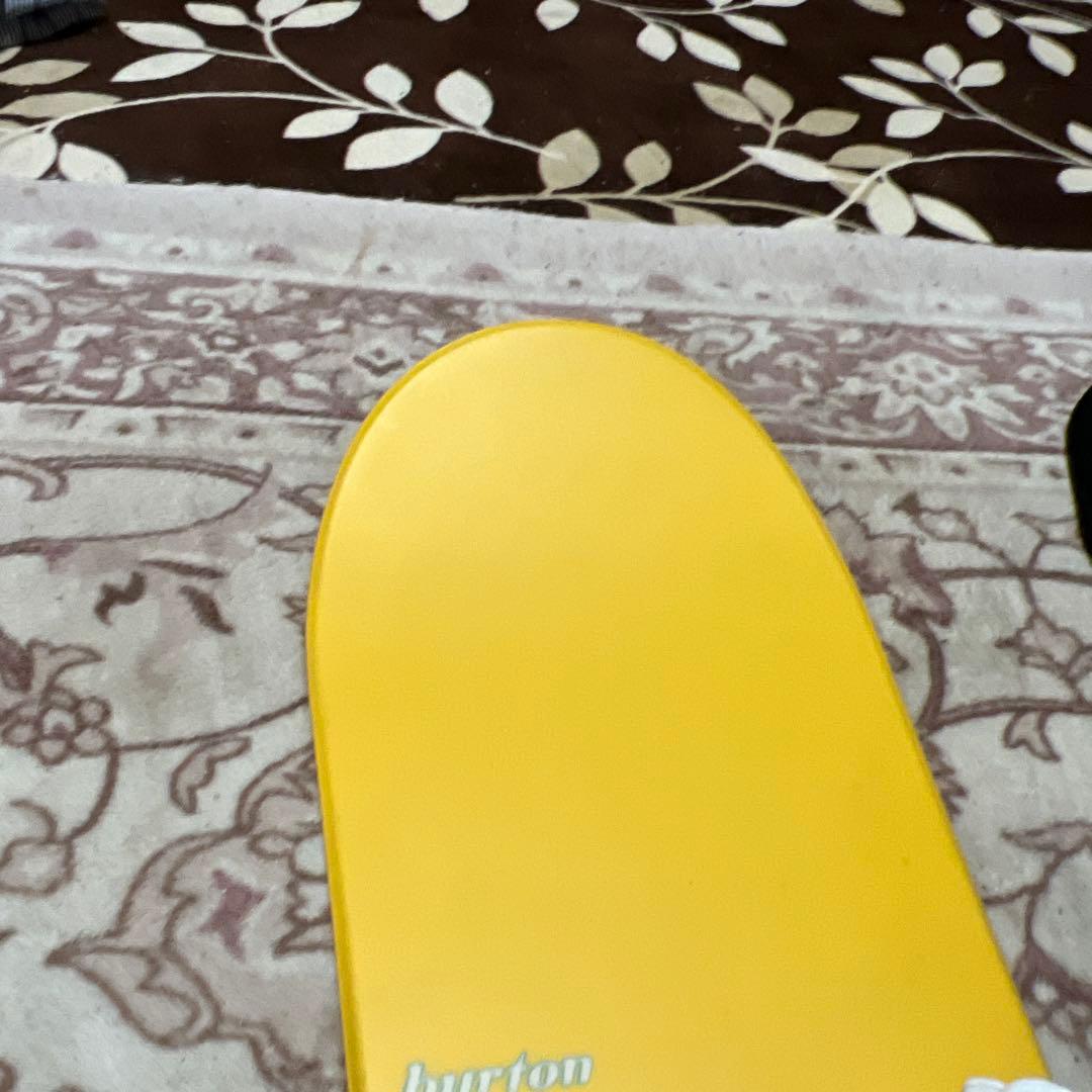 良品 BURTON 143cm バイン付 スノーボードセット 子供 レディース