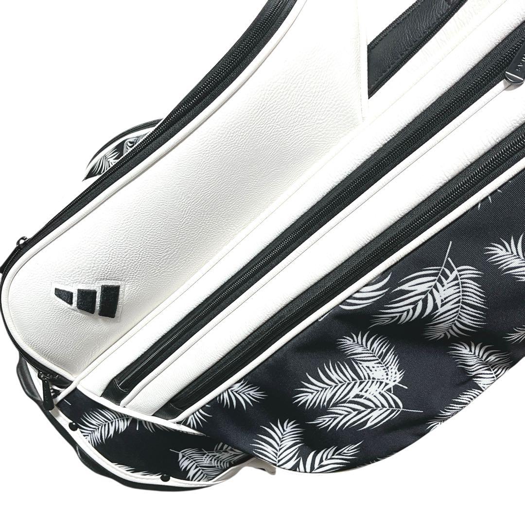 【美品】アディダス ゴルフ キャディバッグ スタンド式 MMT53 パームツリー