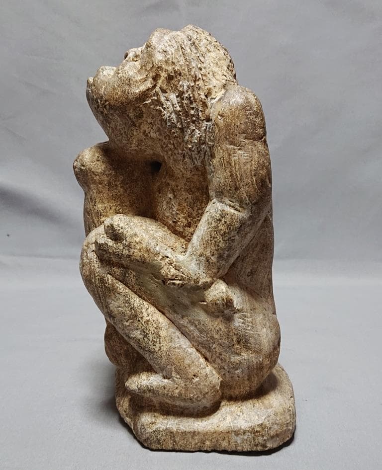 コレクター収集品　メキシコ　メキシコ文明　「アステカ石像」