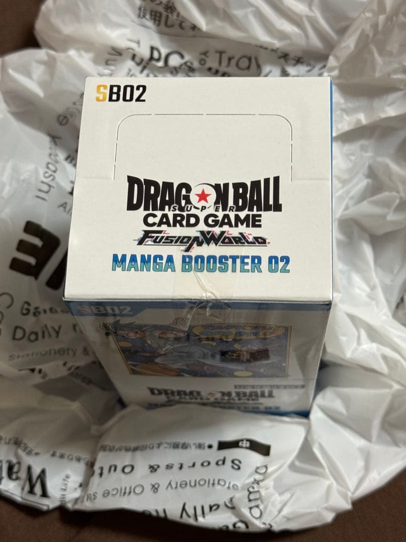 ドラゴンボールカード　マンガブースター 02　未開封1BOX 初期傷テープ乱れ
