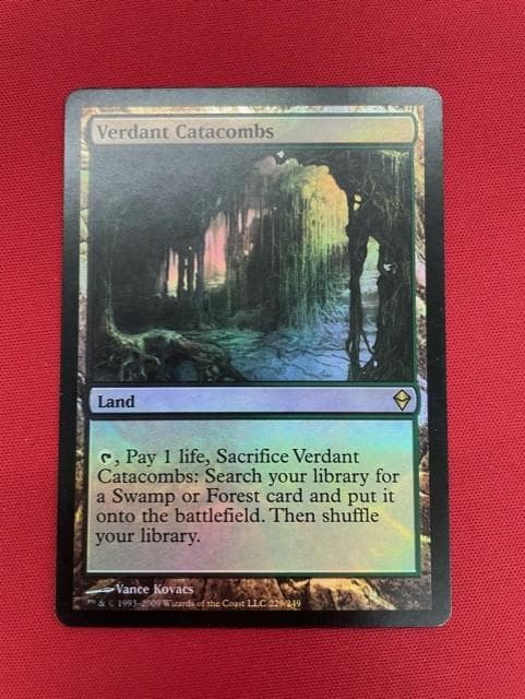 新緑の地下墓地/Verdant Catacombs　英語　Foil