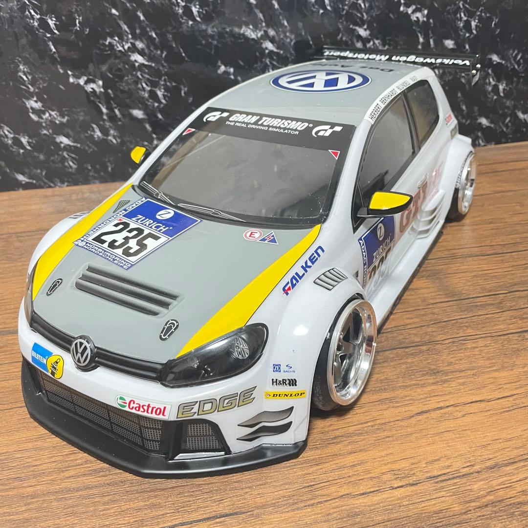 vw フォルクスワーゲン ゴルフ24 1/10ラジコンボディツーリング　タミヤ
