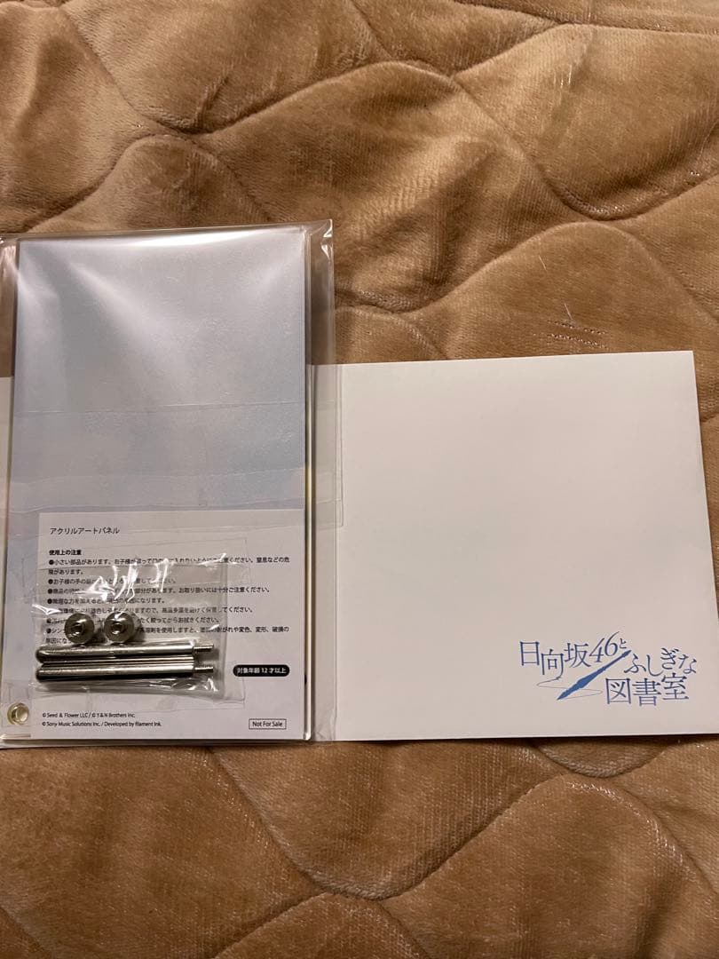 日向坂　ひな図書　小西夏菜実　イースターラビット　アクリルアートパネル　サイン