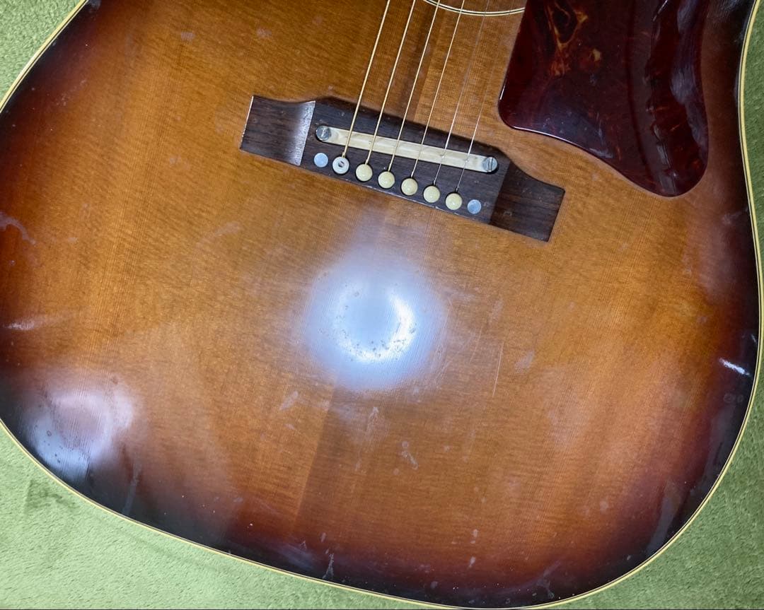 Gibson j45カスタムショップ　ナローネック60sアジャスタブルブリッジ！