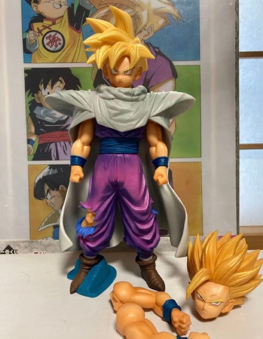 【激レア】　ドラゴンボールZ 孫悟飯 & ゴテンクス　(付け替えパーツ有り)