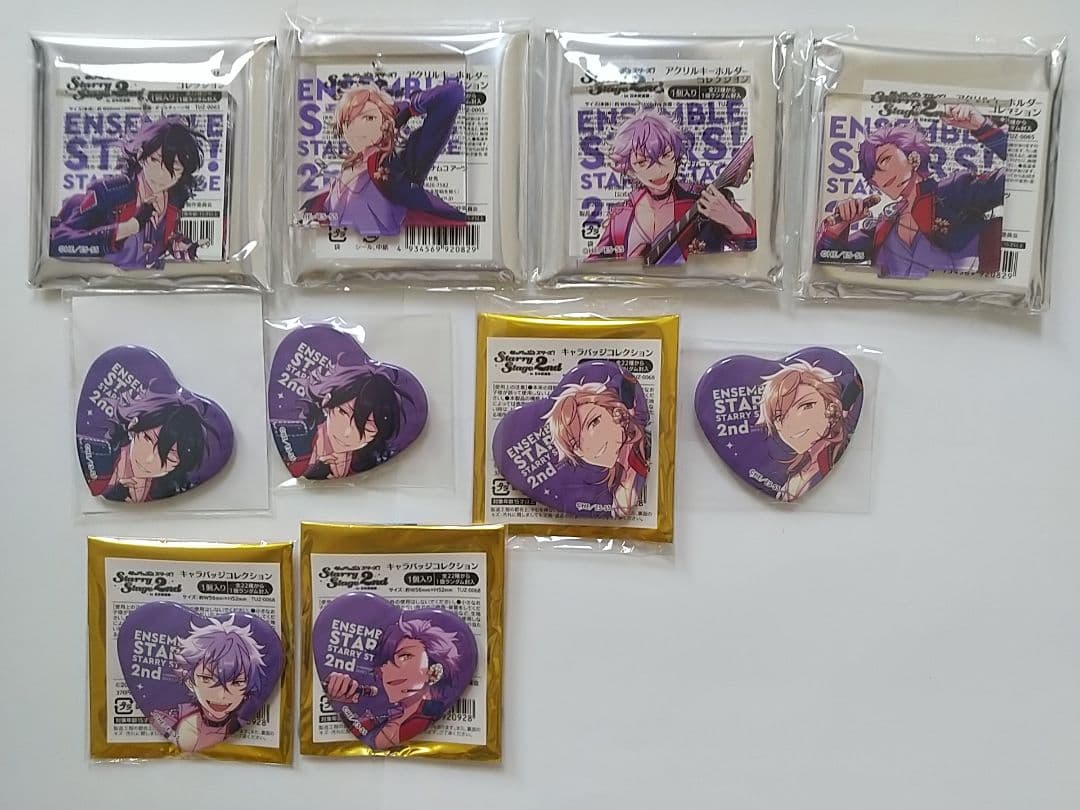 あんスタ スタステ 2nd アクキー 缶バッジ 零 薫 晃牙 アドニス