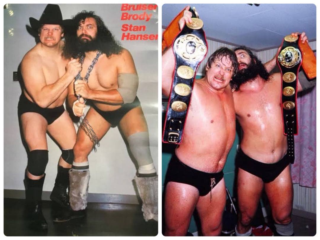 16dソフビコレ★スタン・ハンセン&ブルーザー・ブロディ ミラクルパワーコンビ