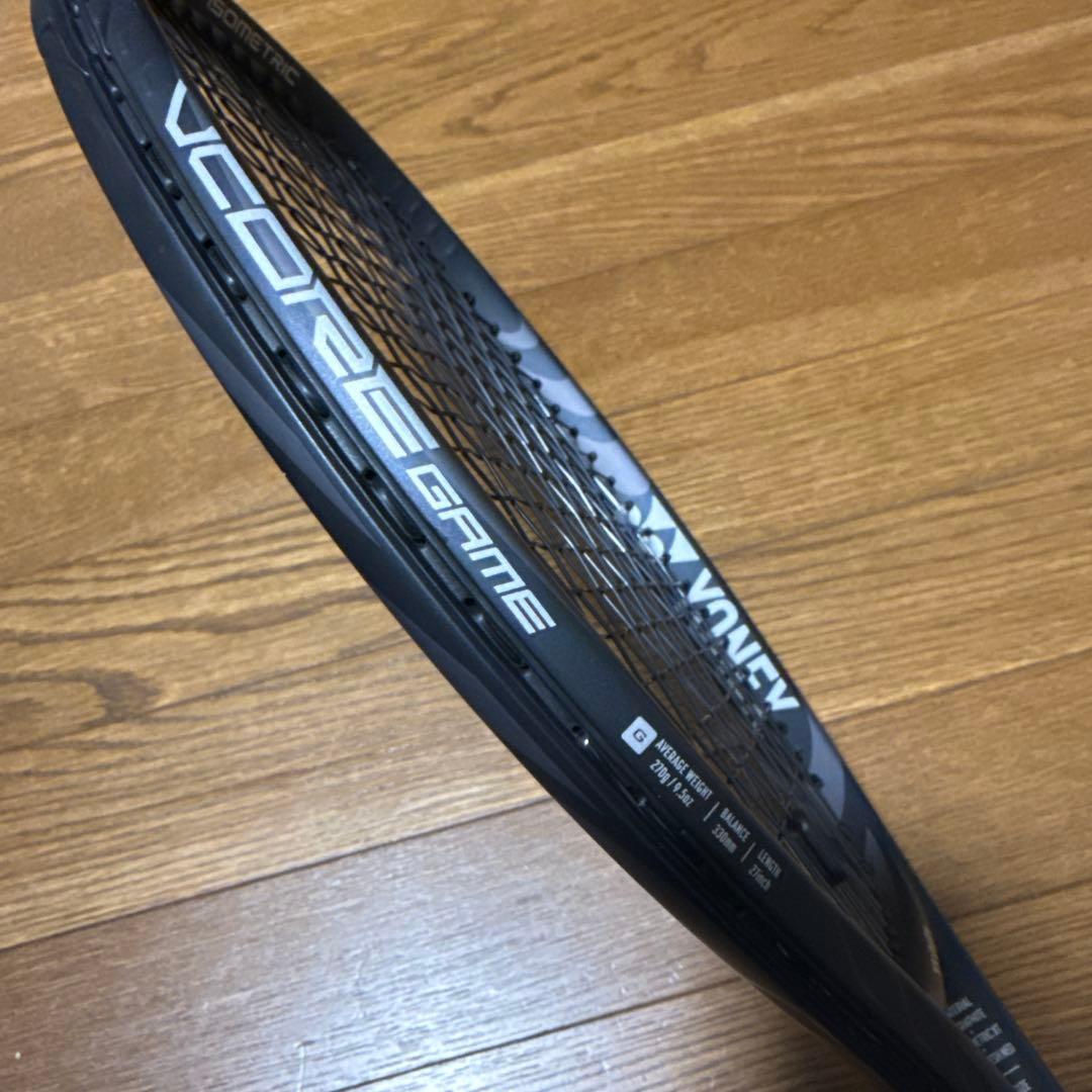 ヨネックス　Vcore game ラケット　ブラック