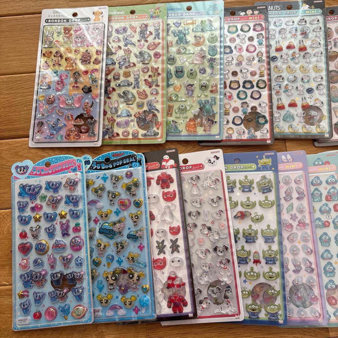 【正規品】ボンボンドロップシール　他人気シール21点　まとめ売り