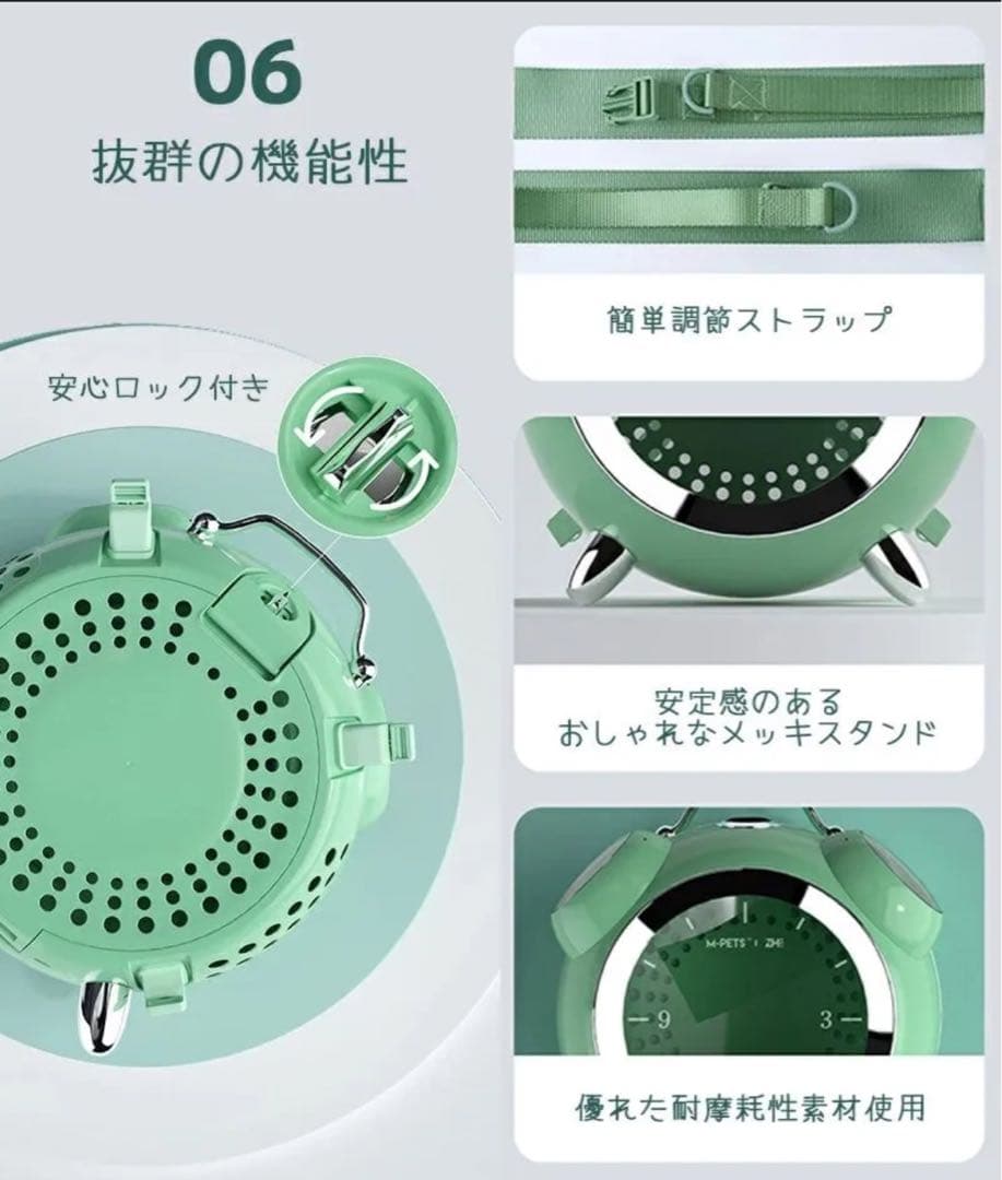 【M-PETS】CLOCK ペットキャリー 21,780