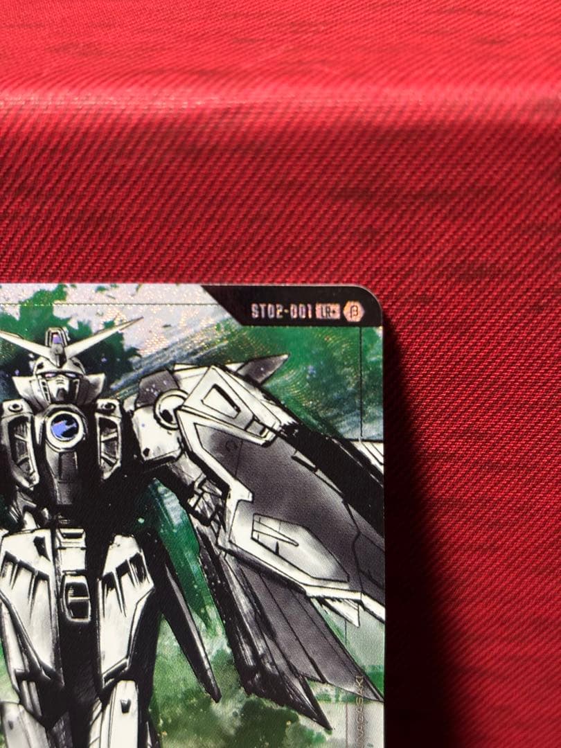 ガンダムカードゲーム　ウイングガンダム　パラレル　未使用　β版