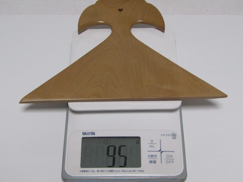 薩摩琵琶 撥 バチ 開き24.8cm 縦16.5cm