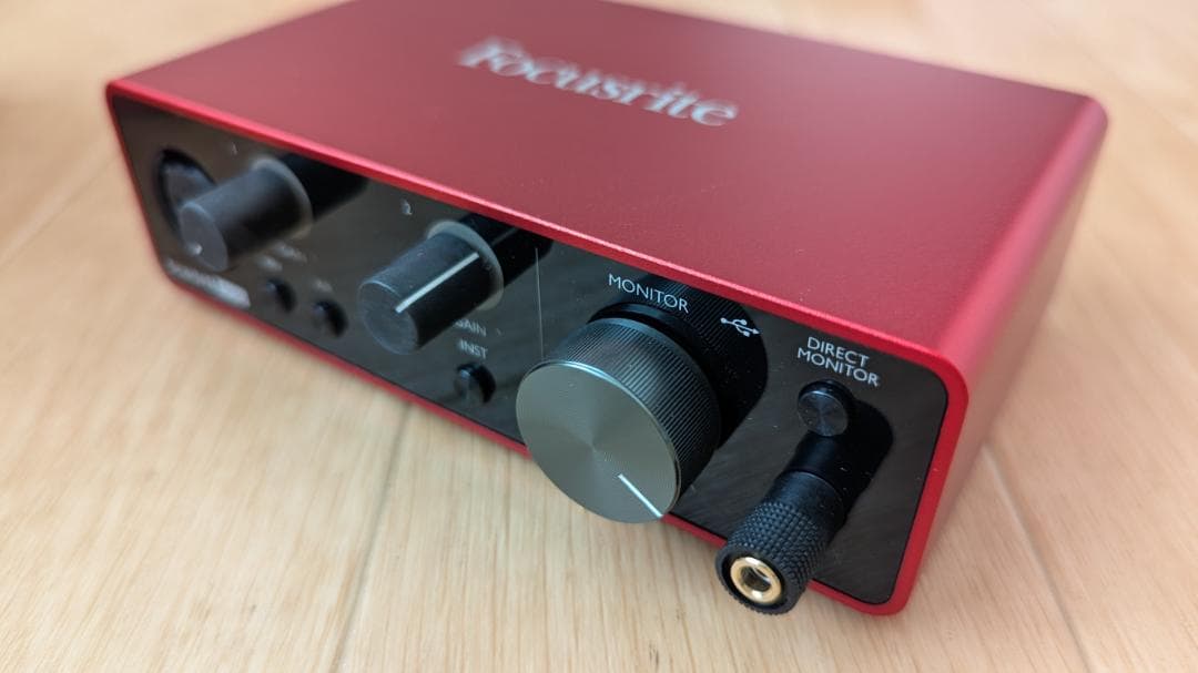 フォーカスライトScarlett Solo (3rd Gen)