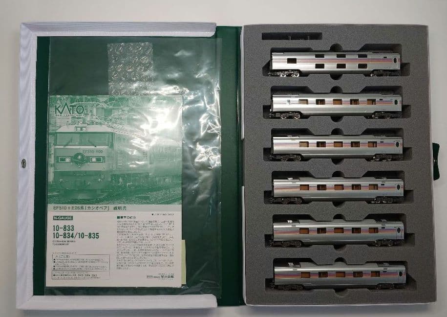 KATO　EF81 95+E26系「カシオペアクルーズ」フル編成