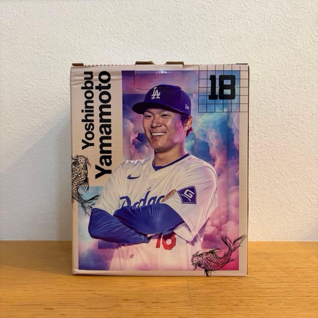 【限定】Dodgers 山本由伸ボブルへッド 2024（新品）+スーベニルカップ