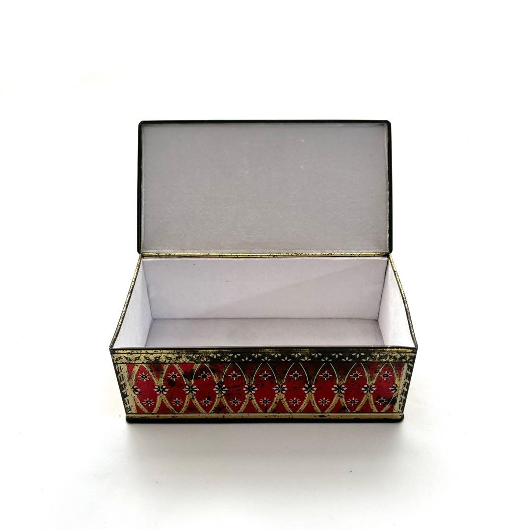 アンティーク ヴィンテージ ジュエリーボックス｜リメイク缶 小物入れ 一点物