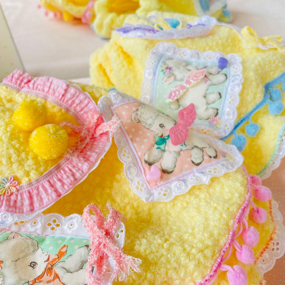 くるくるシープボアのベビちゃんチュニック　犬服ハンドメイド　♡オーダー受付中♡