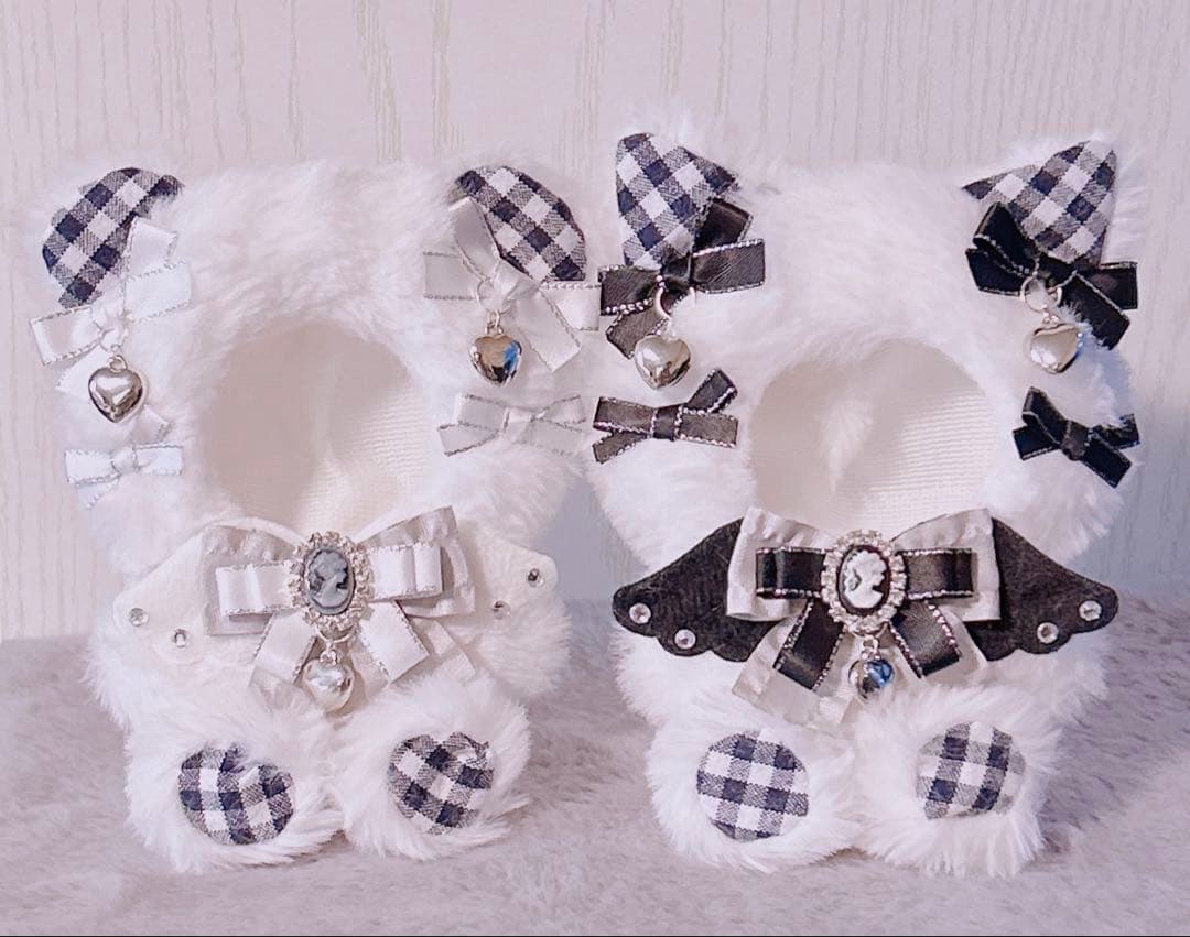 おすわりぬい服　10cm・にじぱぺっと用着ぐるみ　右・左