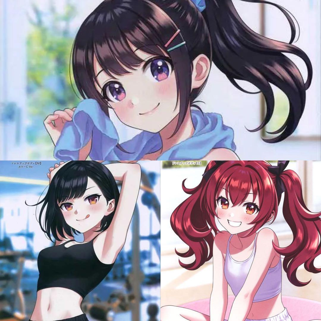 創彩少女庭園　ドレスアップボディ M 、MカラーC ver. 、S　未組立