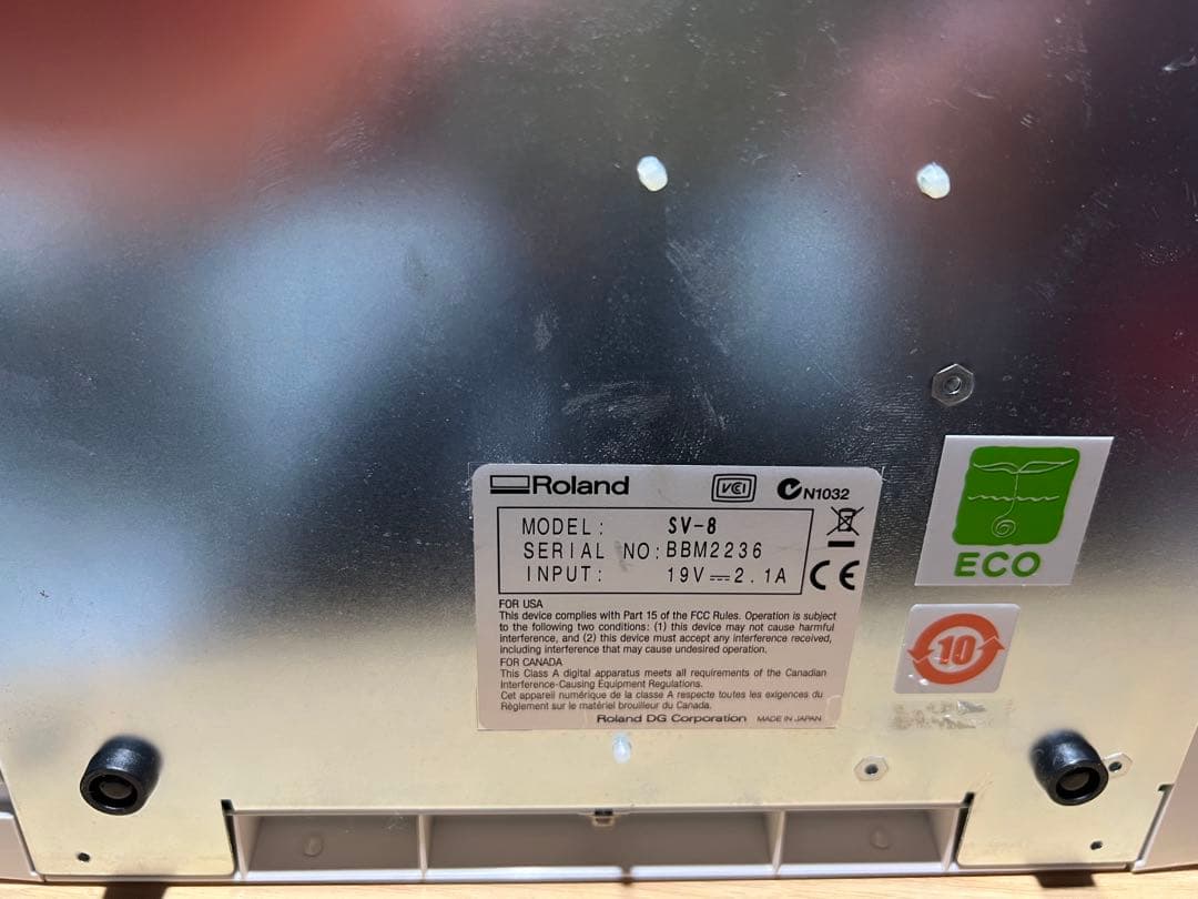 Roland SV-8カッティングマシン