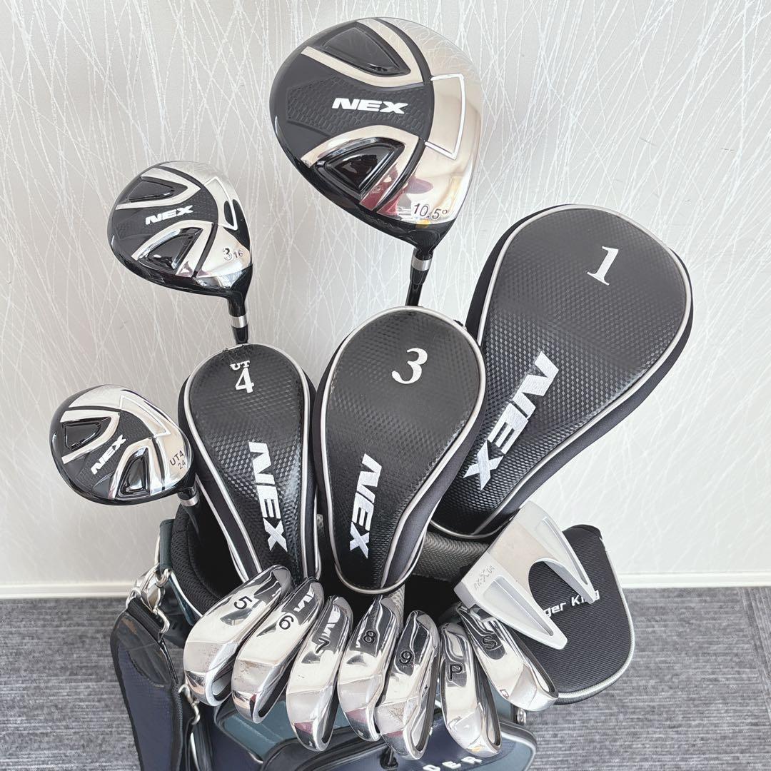 美品❗️超豪華❗️NEX 初心者 メンズ 優しいゴルフセット